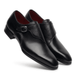 Black Signature Monk Shoes