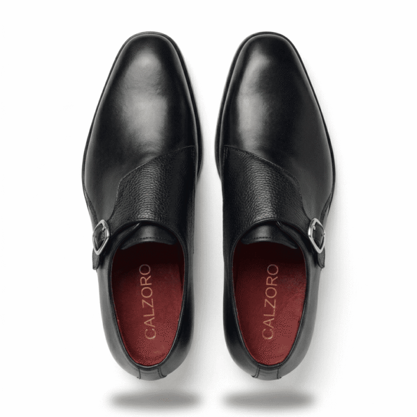 Black Signature Monk Shoes