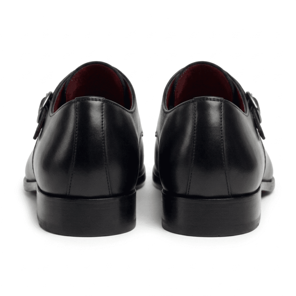 Black Signature Monk Shoes
