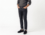 Black Suede Slip-On Loafers