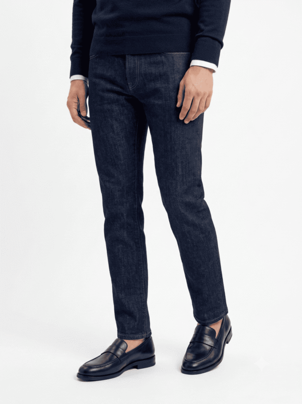 Black Leather Penny Loafers