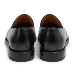 Black Leather Penny Loafers