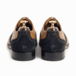 Tan & Black Wingtip Oxford Shoes