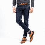 Tan & Black Wingtip Oxford Shoes