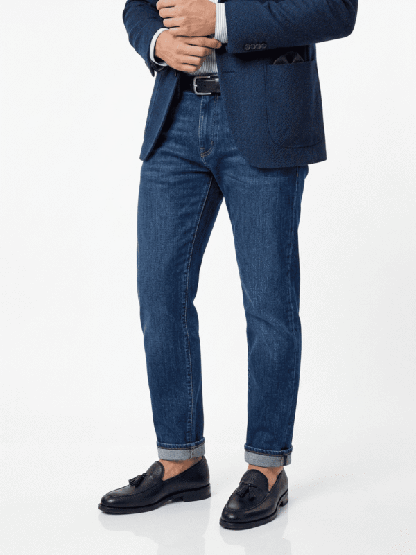 Black Leather Tassel Loafers