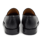 Black Leather Tassel Loafers