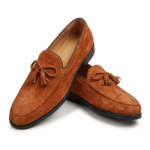 Rust Brown Tassel Loafers