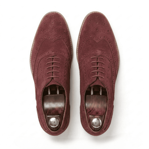 Premium handcrafted suede Oxford footwear5