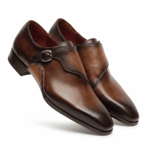 Calzoro Siena Patina Monk Straps