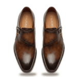Calzoro Siena Patina Monk Straps